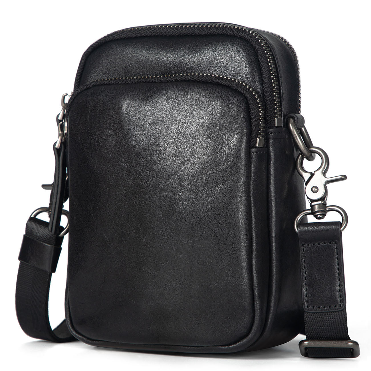 Men's Genuine Cattlehide Leather Surface Korean Style Bags