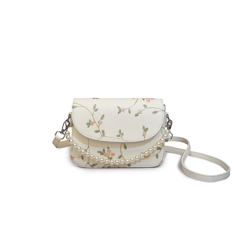 Women's Popular Lace Fashion Pearl High-grade Women's Shoulder Bag
