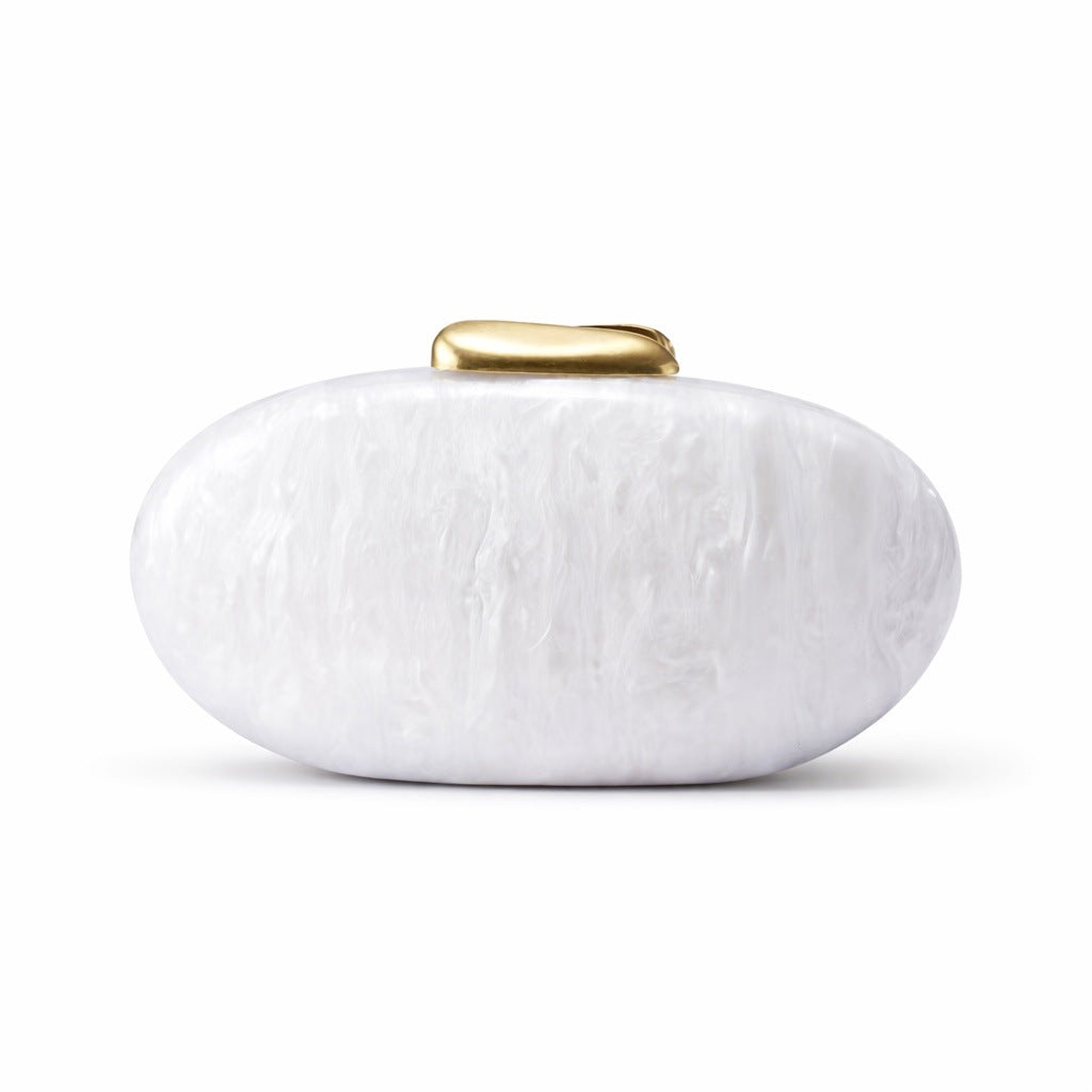 Women's Shell Acrylic Fashion Wedding Clutch Dinner Bag