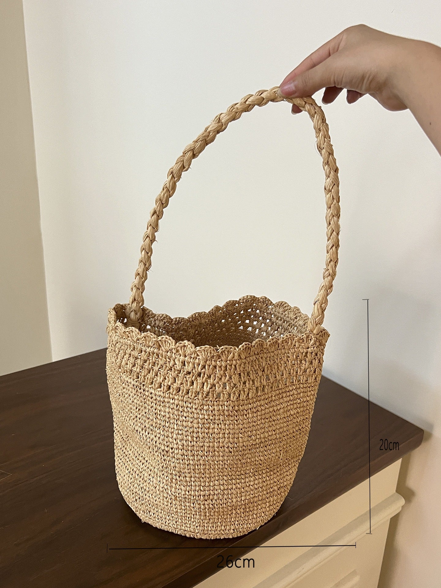 Women's Raffia Woven Summer Seaside Vacation Style Women's Shoulder Bag