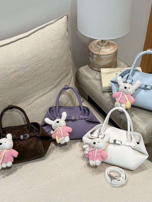 Women's Korean Style Simple Hand Holding Spring Advanced Texture Bucket Bags