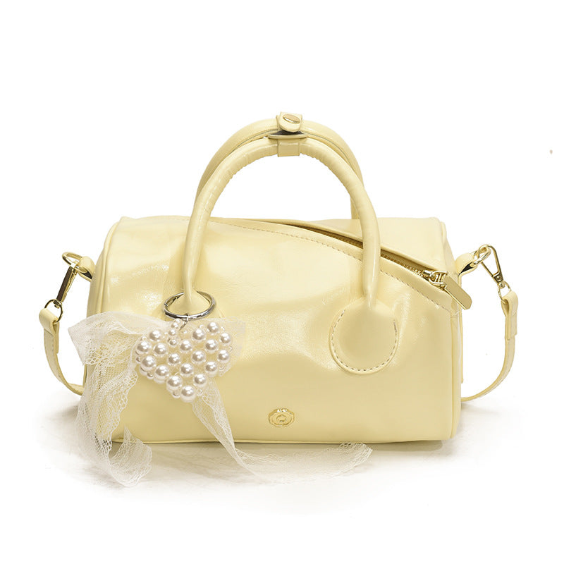 Simple Rhombus Western Style Texture Commuter Handbags