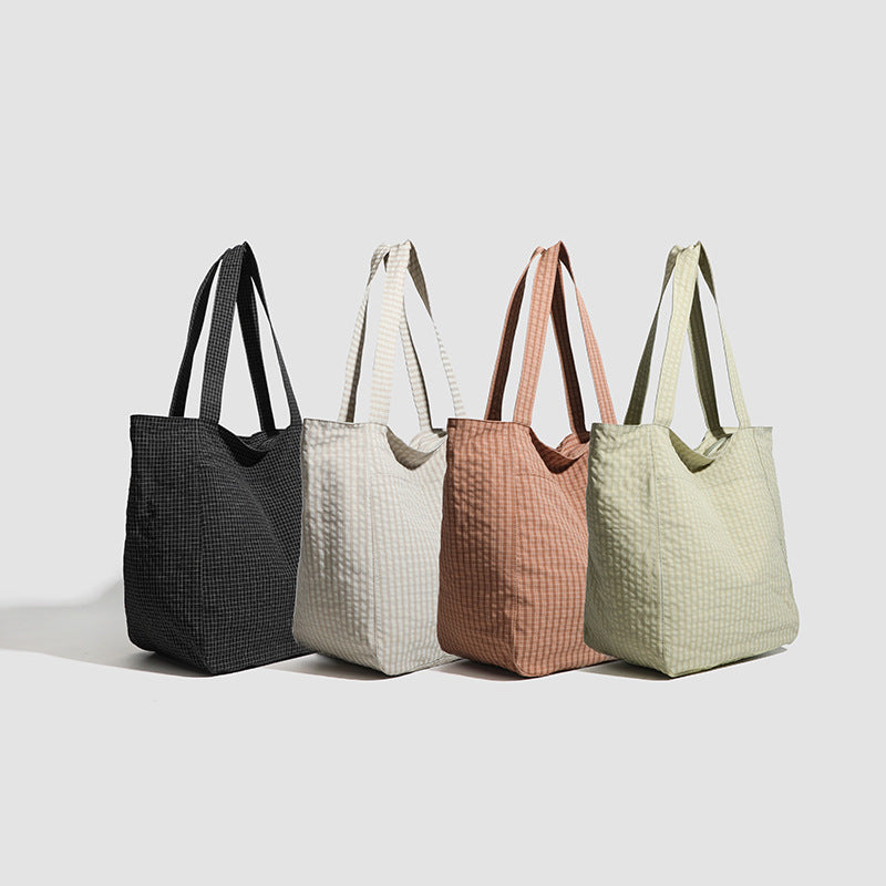 Women's Korean Style Lazy Fresh Waterproof Nylon Cloth Mother Commute Women's Shoulder Bag