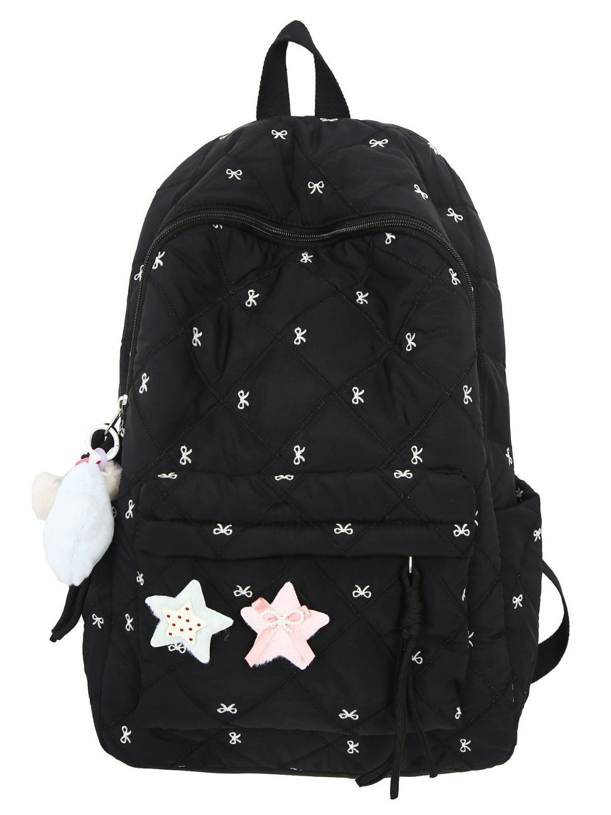 Junior High Good-looking Cotton Clothes Bow Backpacks