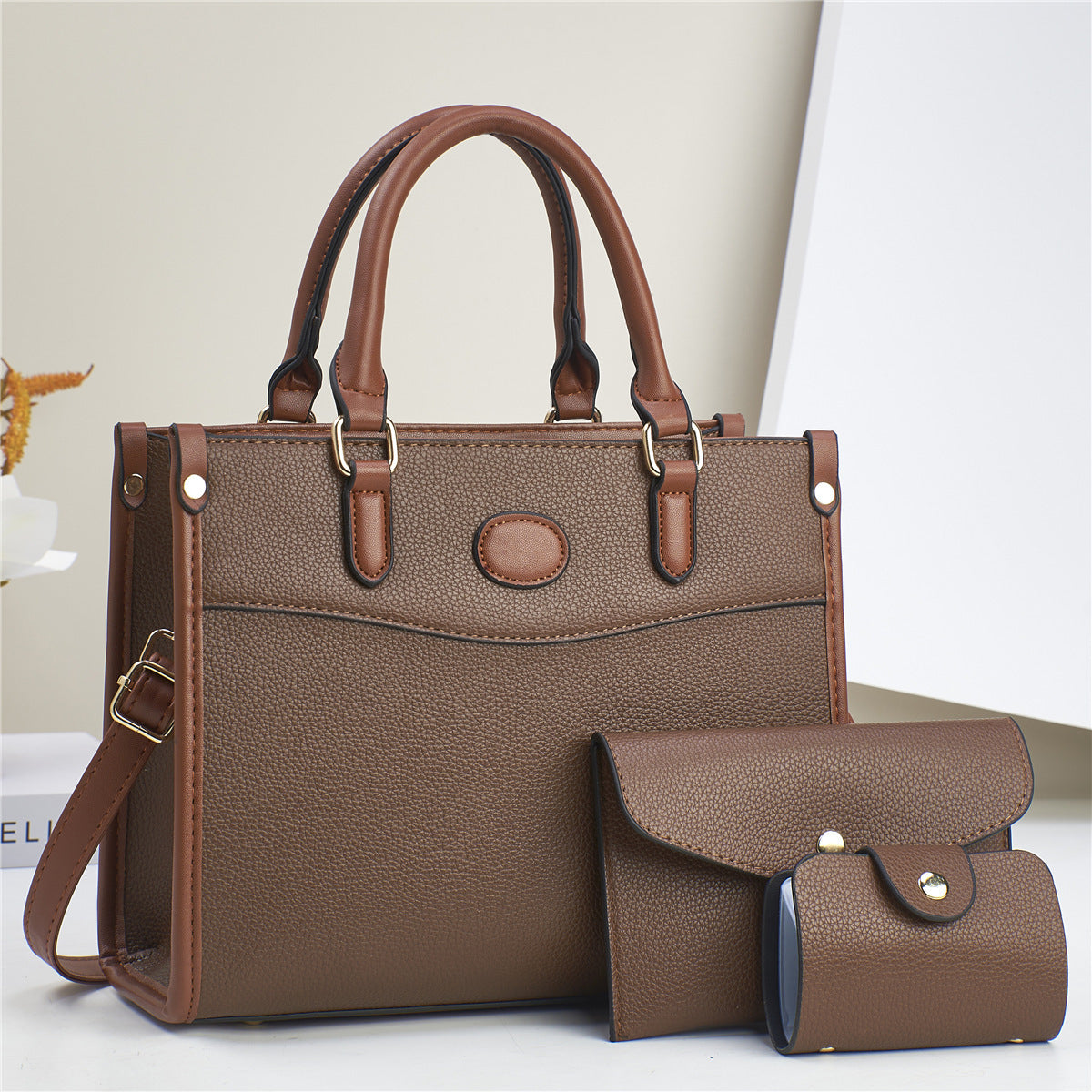 Trendy Women's Three-piece Fashion Versatile High-grade Shoulder Bags