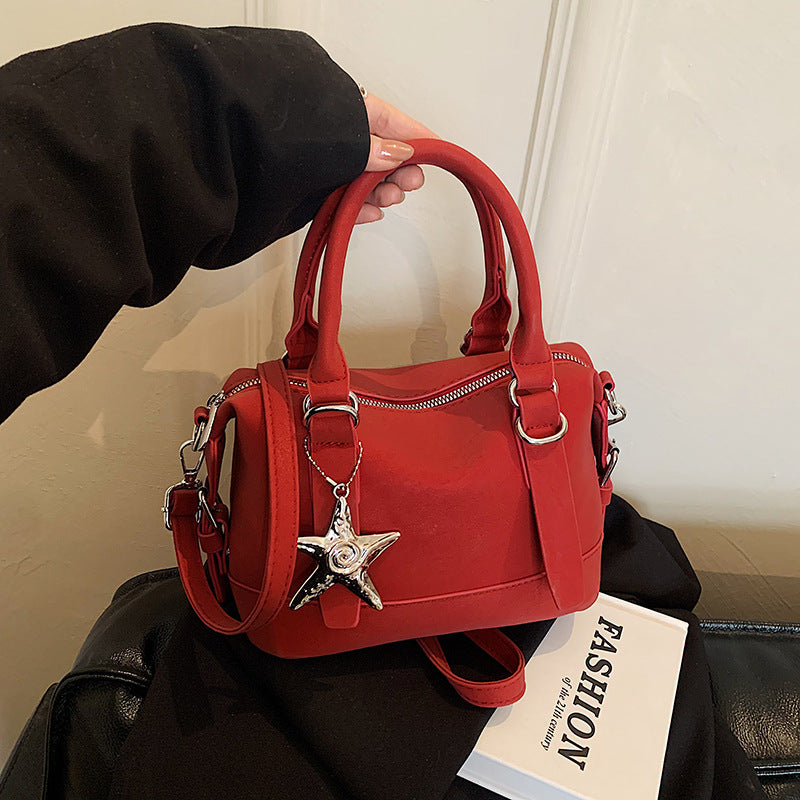 Women's Bowling Korean Portable Simple High-grade Niche Women's Messenger Bag