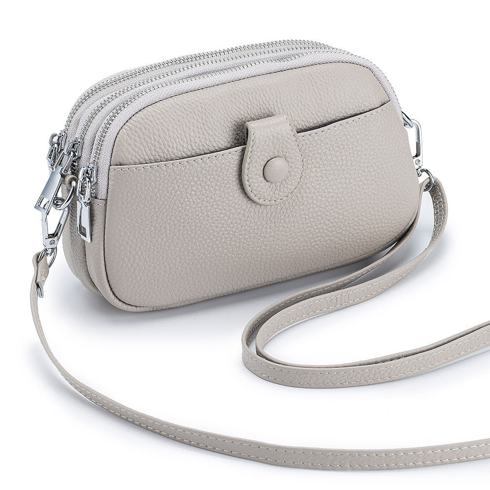 Women's Simple Mom Mobile Mini High Sense Cow Women's Messenger Bag
