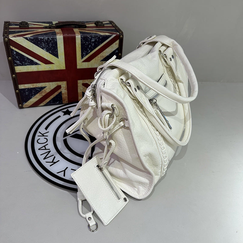 Textured Western Elegance Large Fashionable Trendy Tote Bag