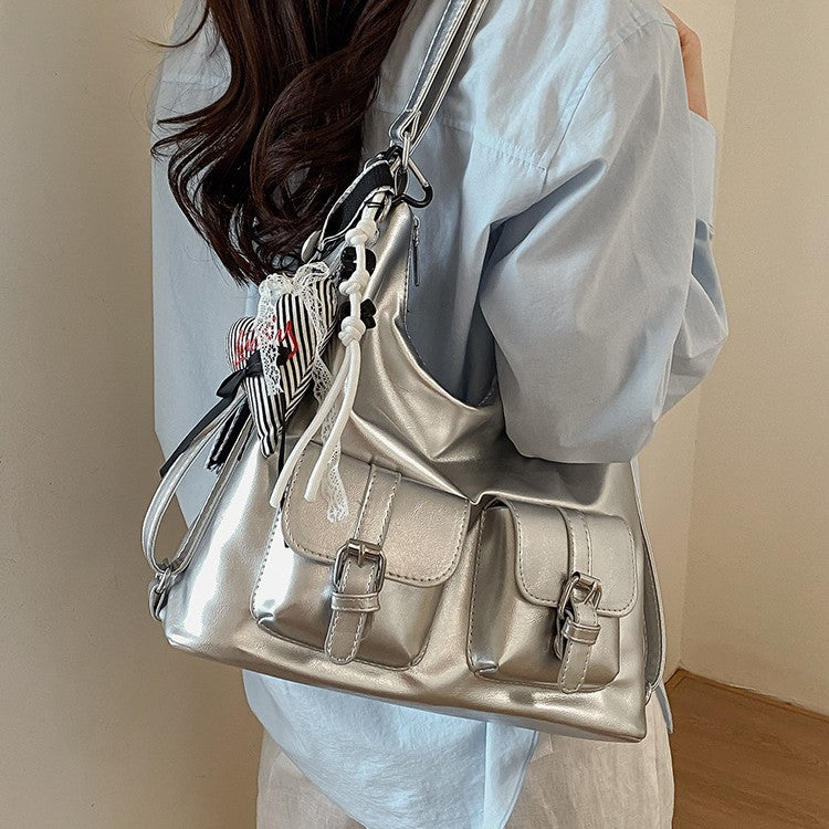 Women's Loose Large Capacity Retro Commuter Fashionable Backpacks