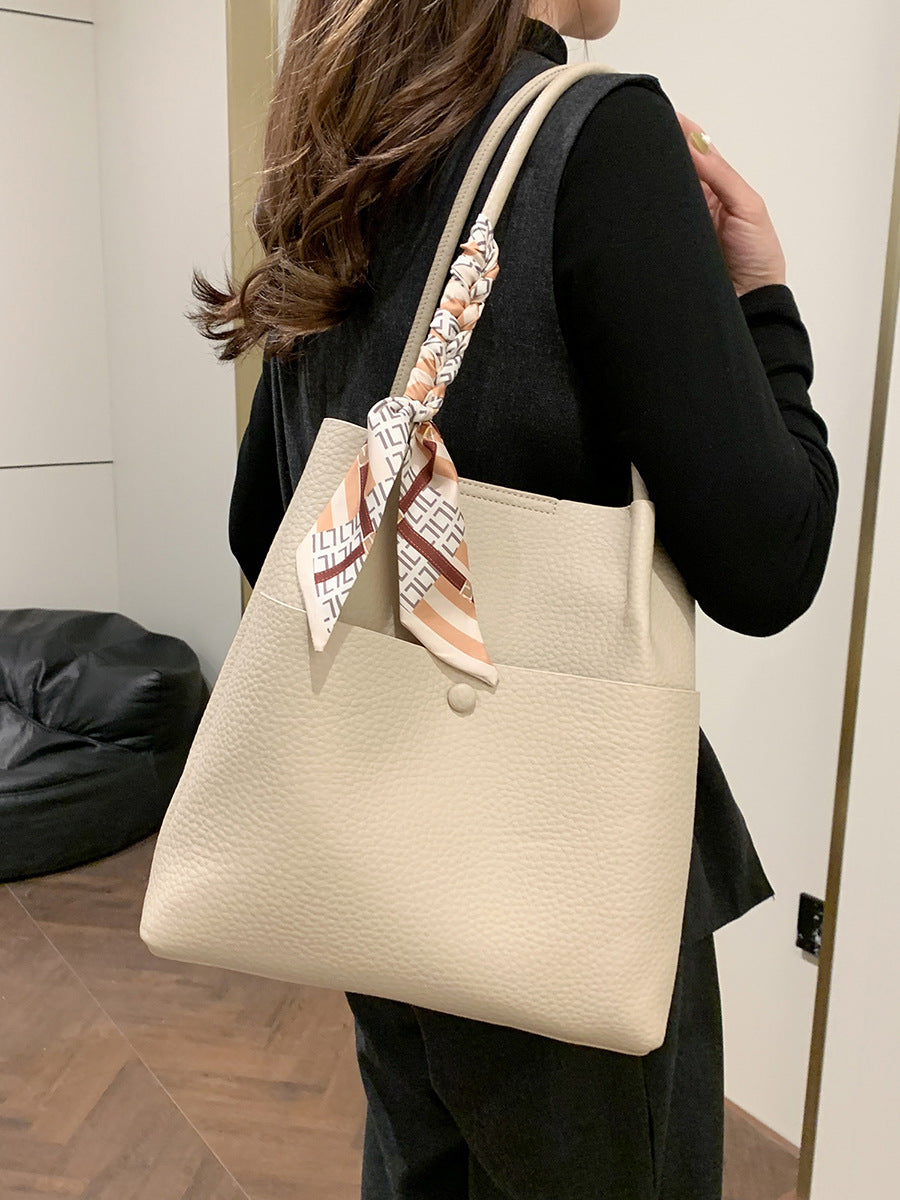 Women's Large Capacity High-grade Simple Fashion Trendy Tote Bag