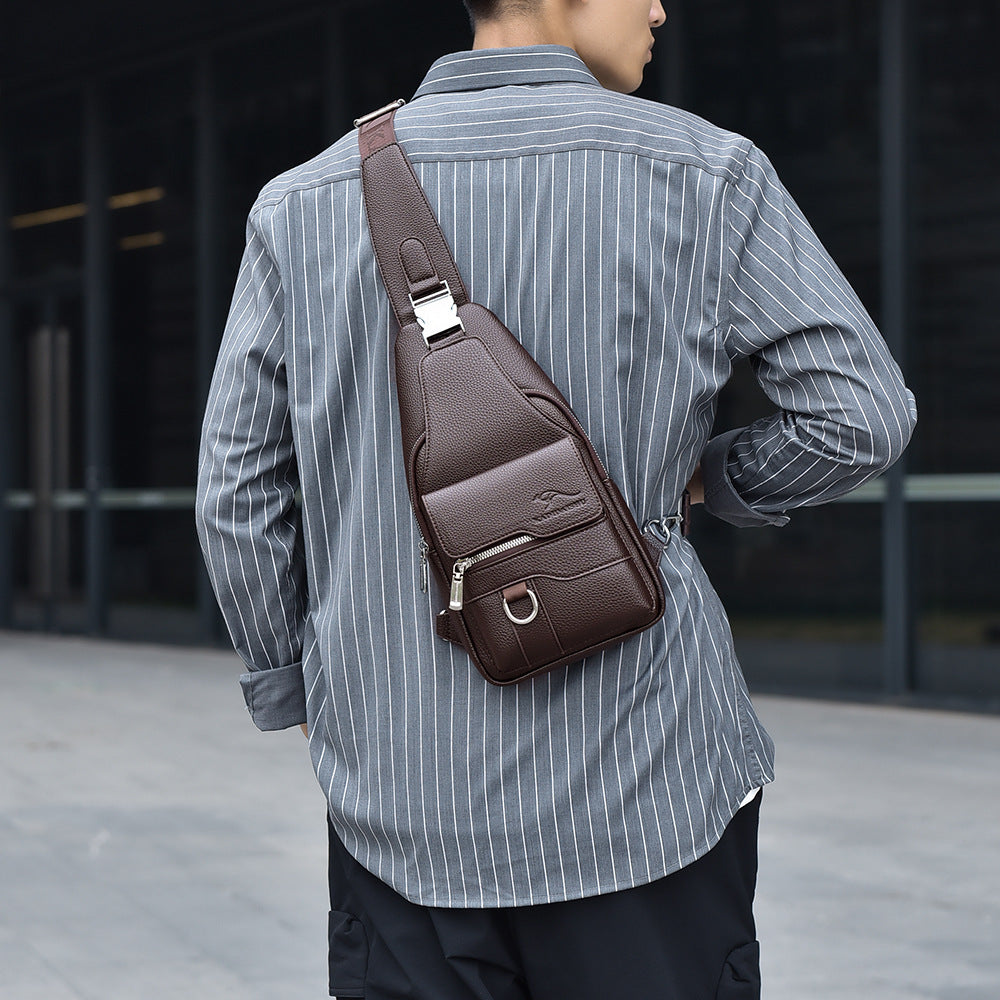 Casual Fashion Men's Kangaroo Stylish Retro Men's Chest Bags
