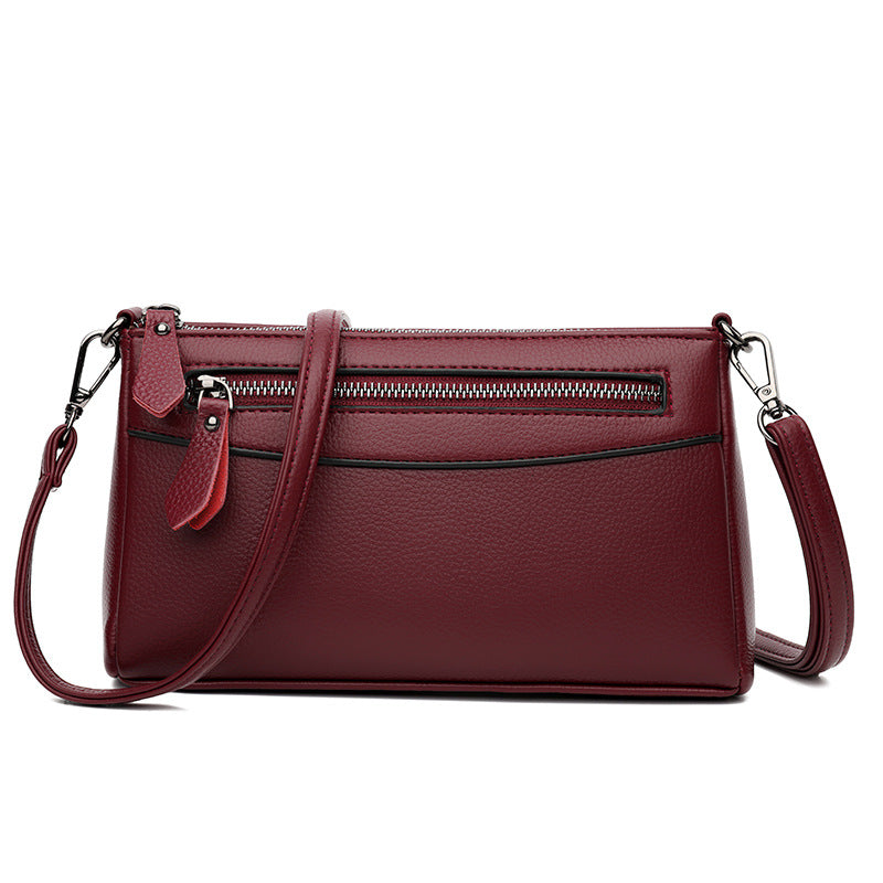 Charming Women's Live Broadcast Mother's Textured Women's Messenger Bag