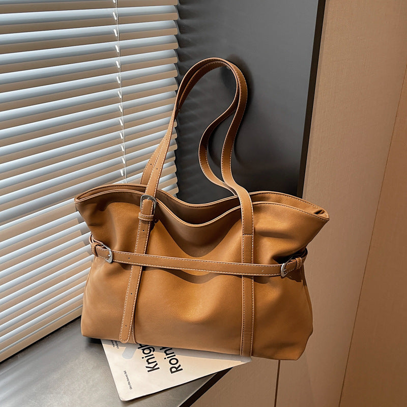 Women's Retro Large Capacity Commuter Daily Simple Tote Bags