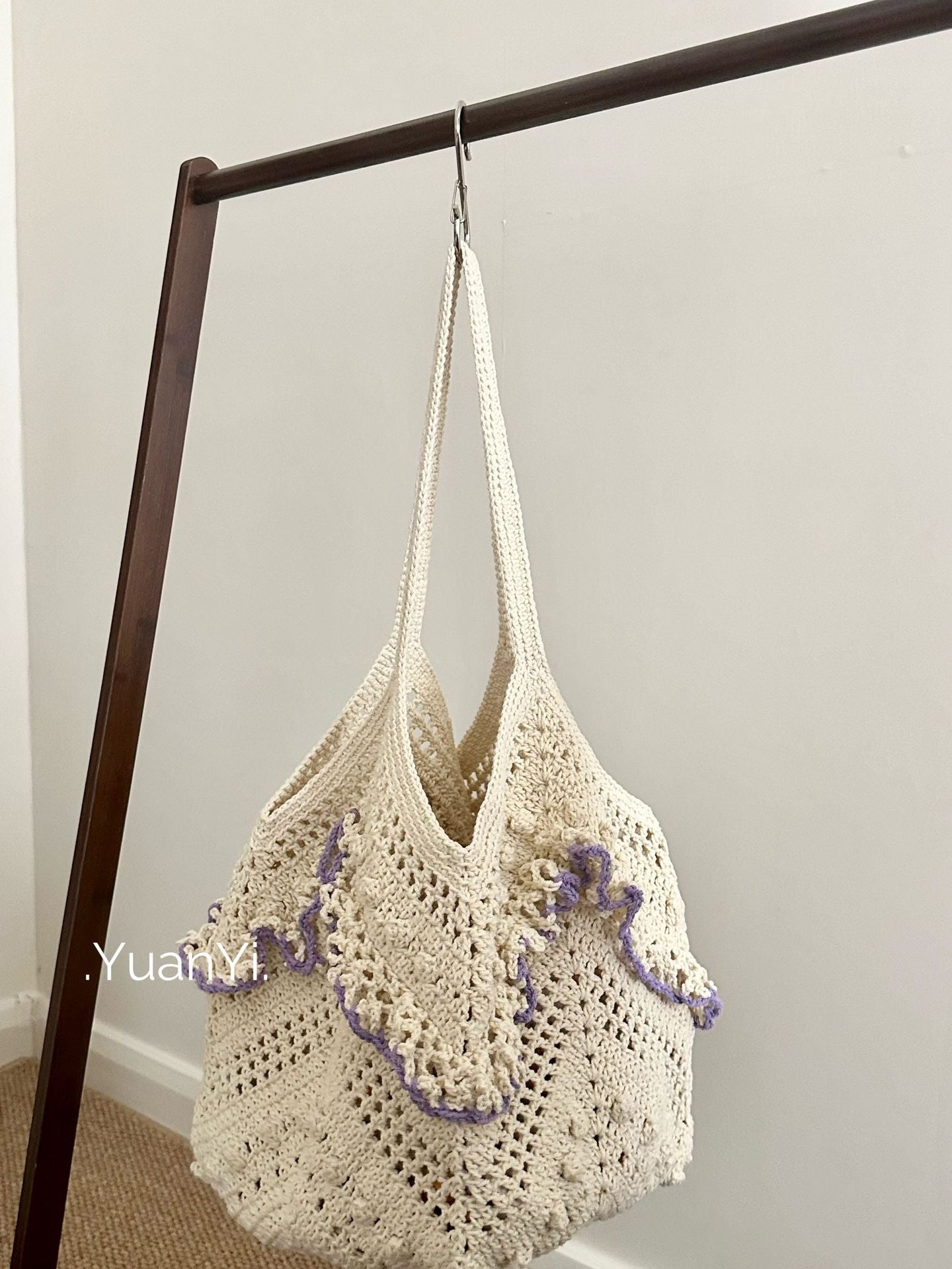 Women's Capacity Antique Style Hollow Seaside Vacation Women's Shoulder Bag