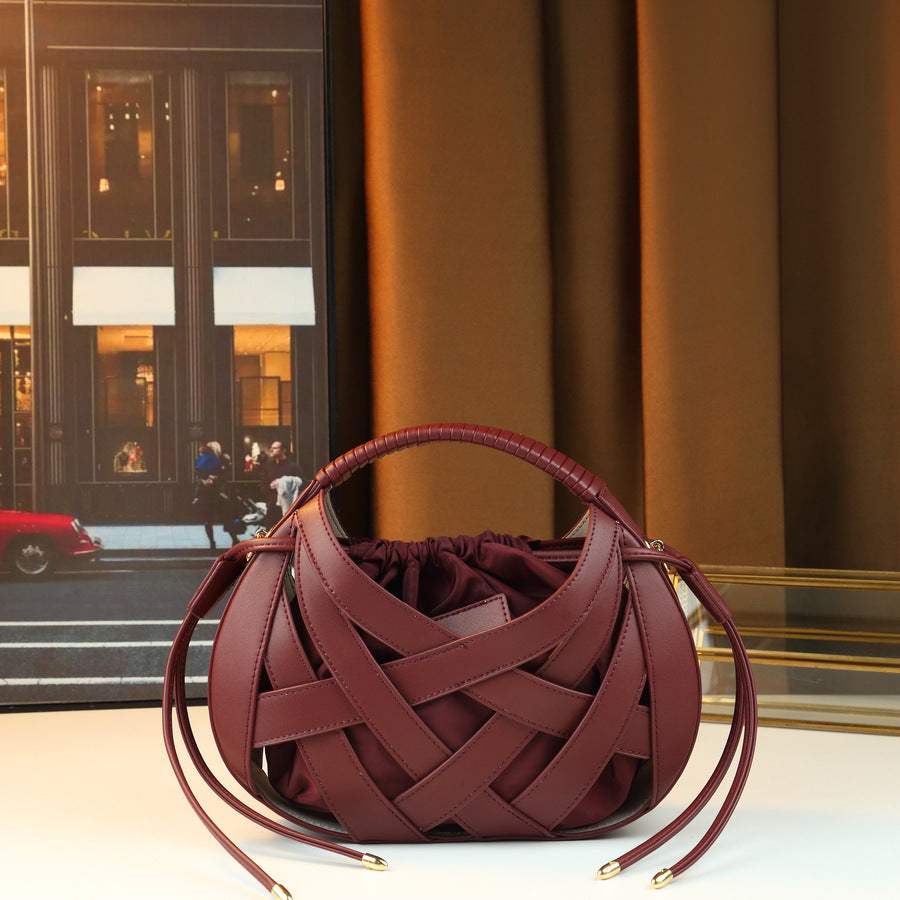 Women's Fashion Creative Design High Texture Vegetable Basket Women's Handbag
