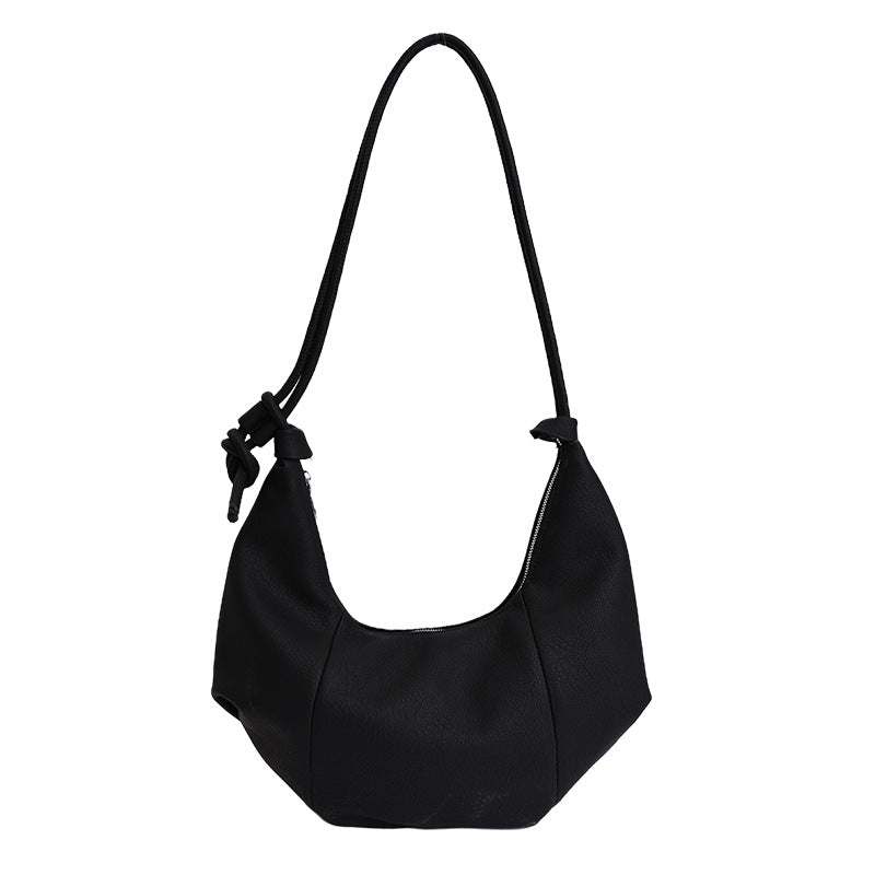 Women's Korean Style Underarm Commuter Soft Surface Bags