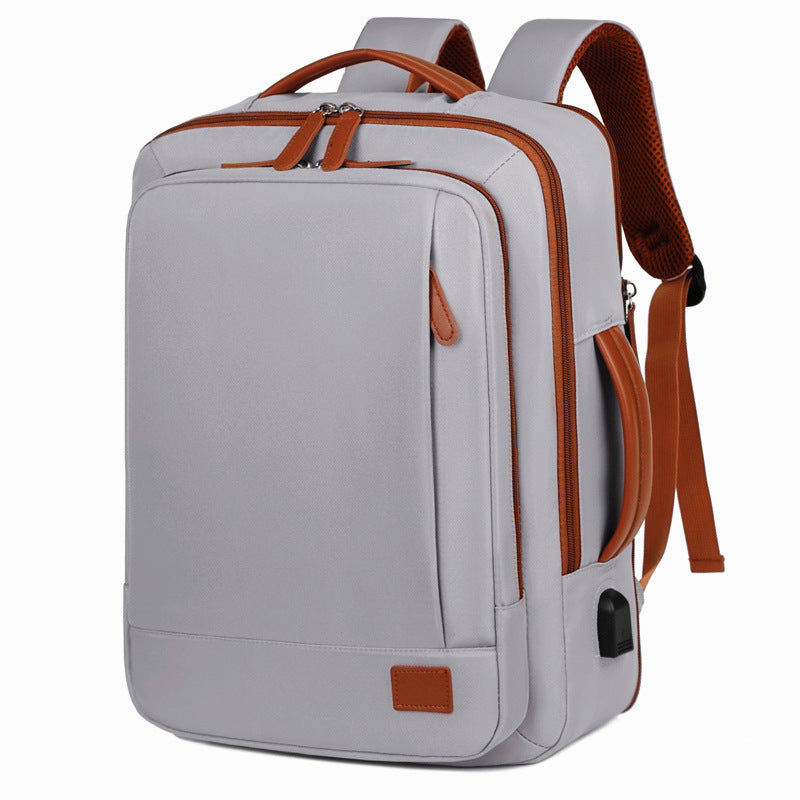 Large Capacity Practical Can Be Expanded Horizontal Vertical Switch Business Backpack