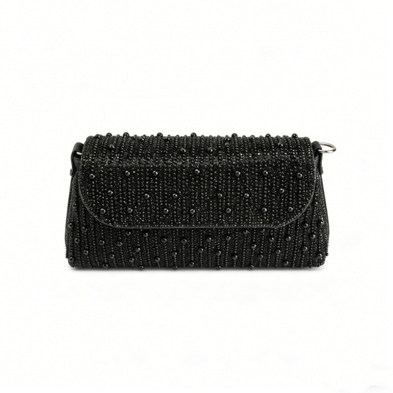 Women's Pearl Party With Diamonds Fashion Dinner Bag