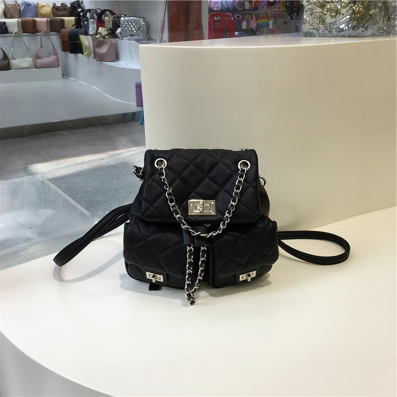 Cabinet Sense Classic Style Rhombus Chain Women's Handbag
