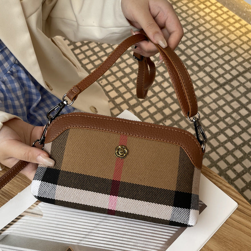 Women's Plaid Good-looking Large Capacity Mobile Light Phone Bags