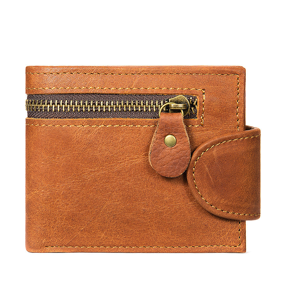 Men's Horse Leather Retro Genuine Large Capacity Men's Wallet