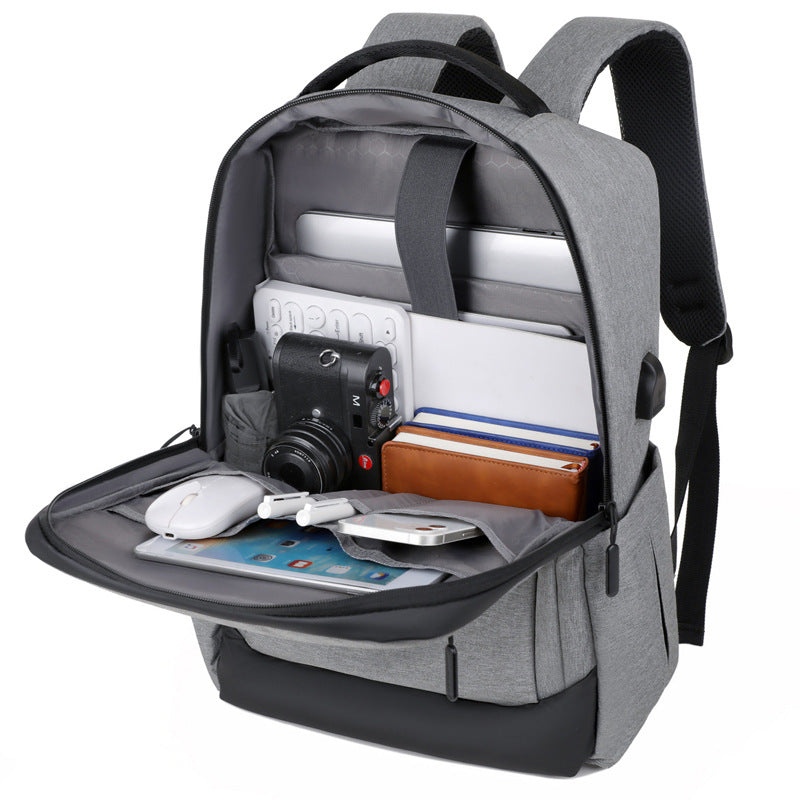 Men's Large Capacity Fashion Waterproof Computer Business Backpack