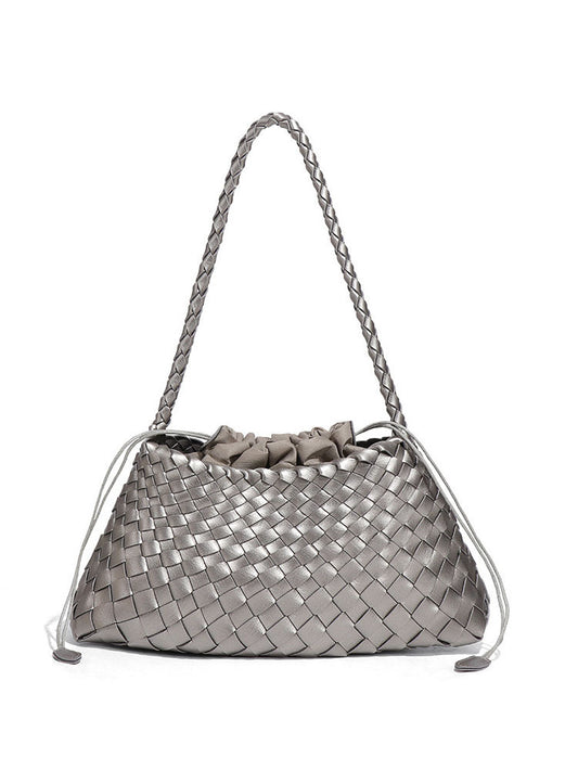 Women's Underarm Woven Vegetable Basket Personality Trendy Women's Handbag