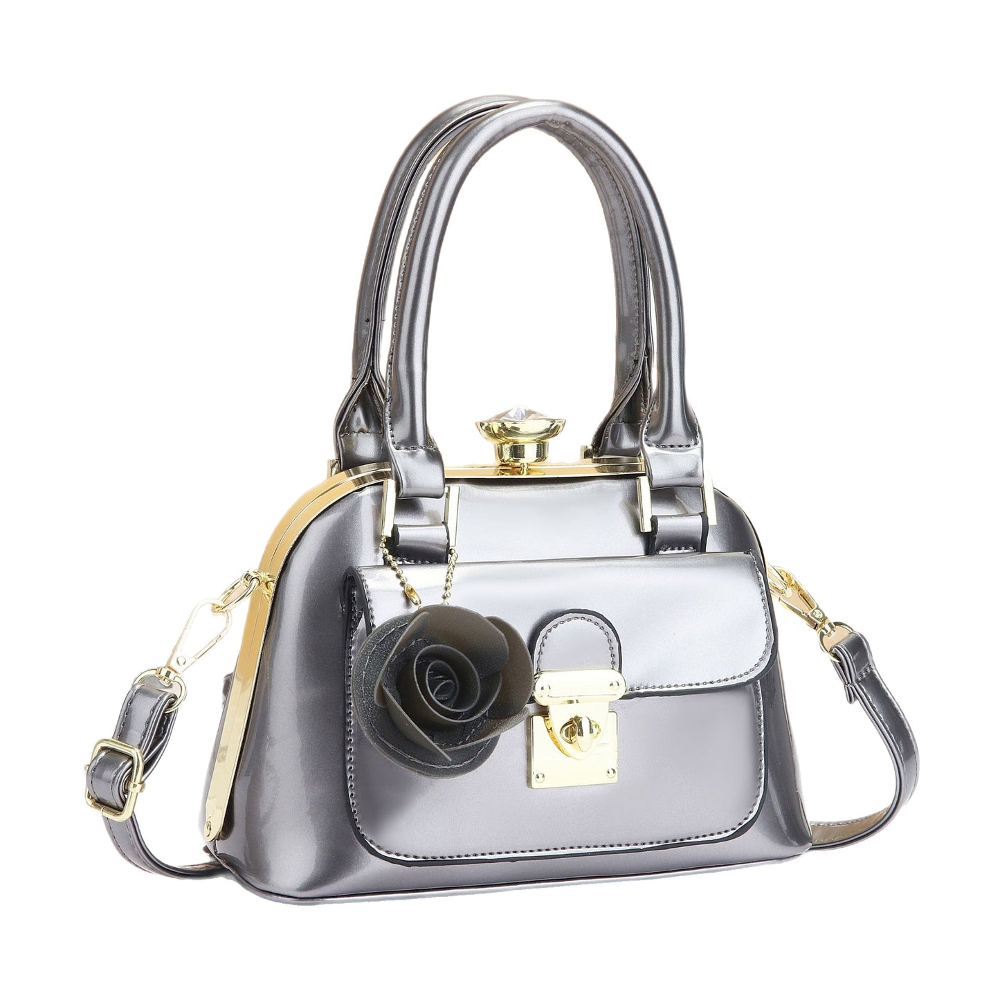 Women's Patent Leather Exquisite Lady Korean Style Women's Handbag