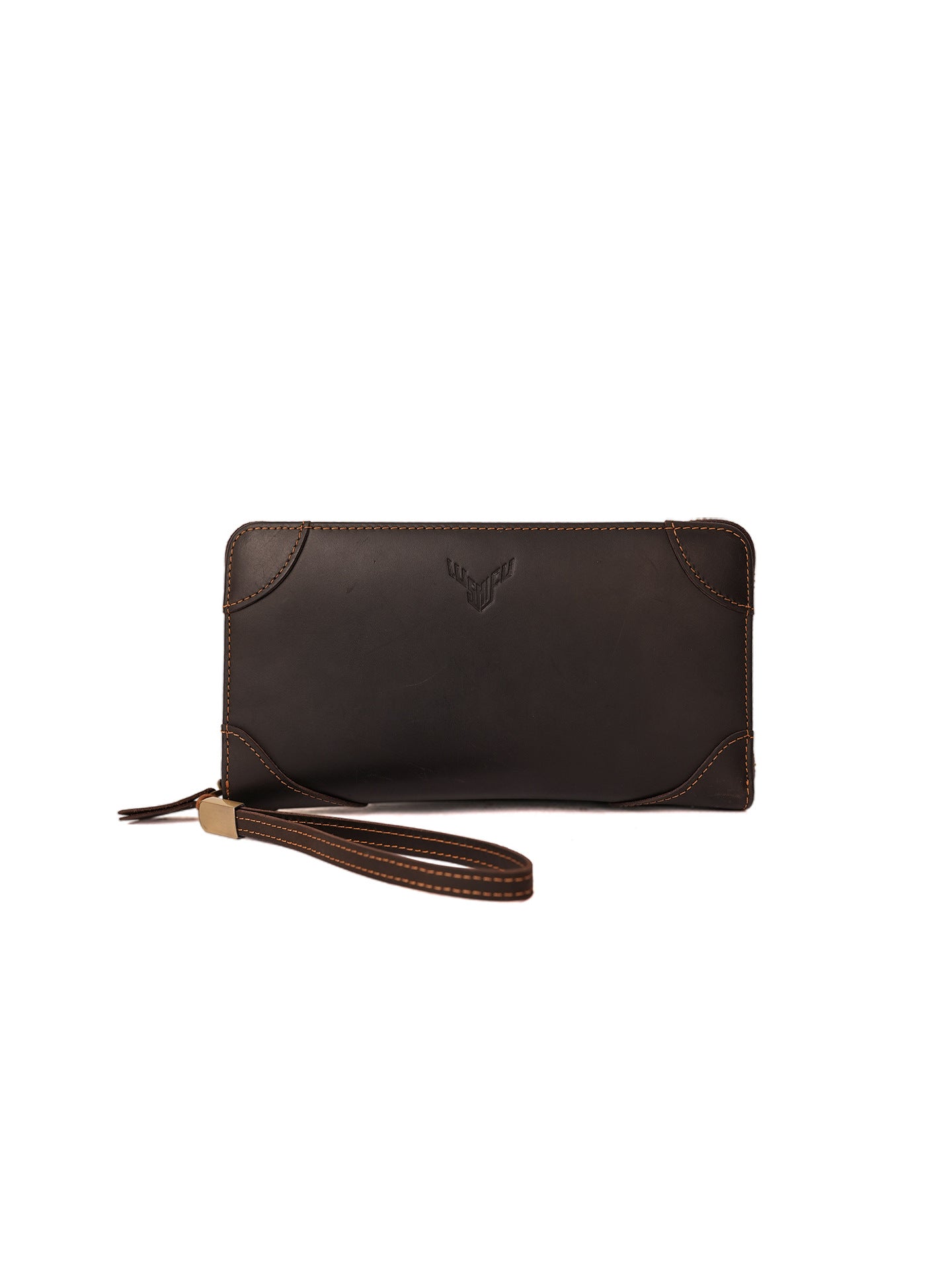 Men's Lu Genuine Leather First Layer Cowhide Retro Men's Clutch