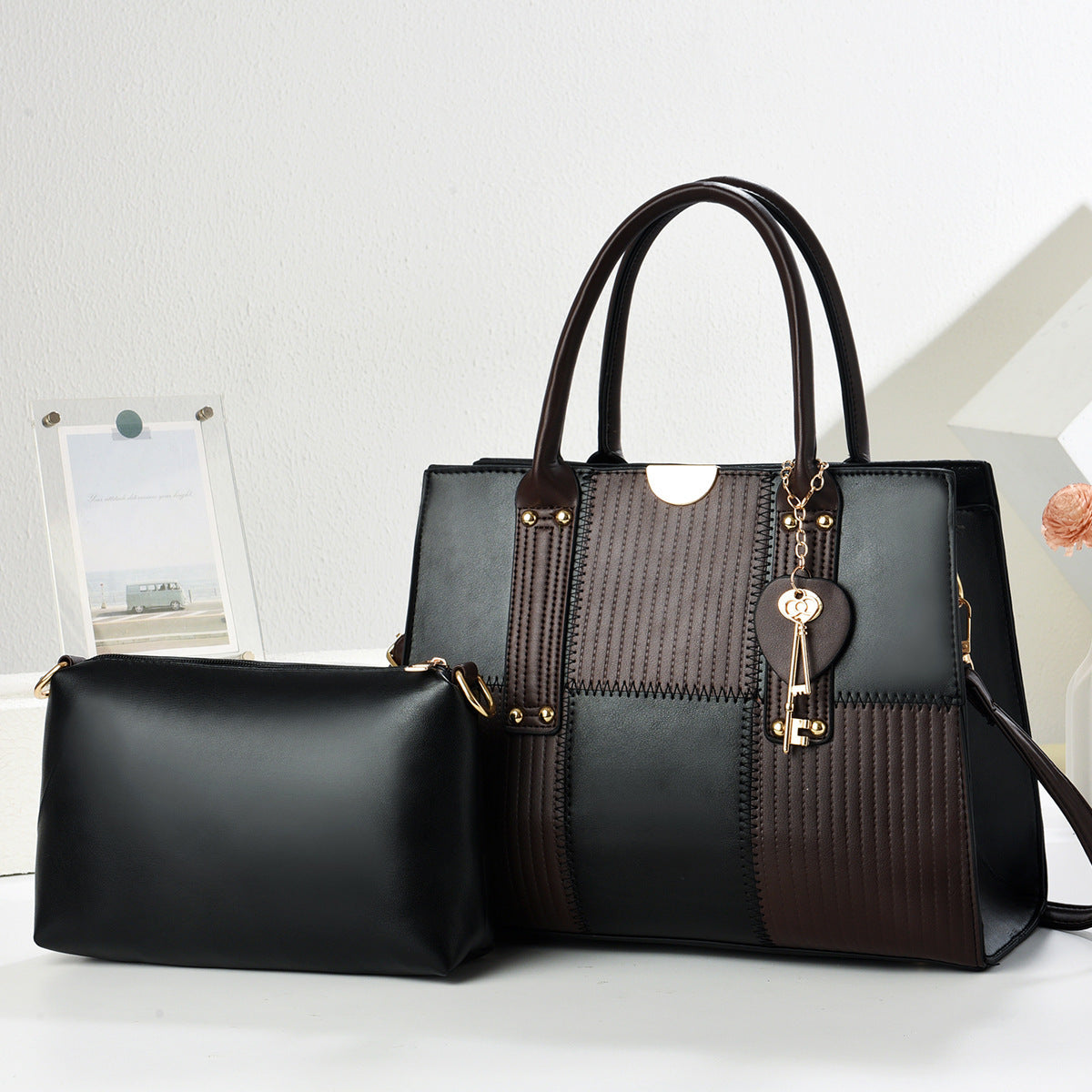 Women's Fashion Large Capacity Combination High-grade Embroidery Women's Handbag
