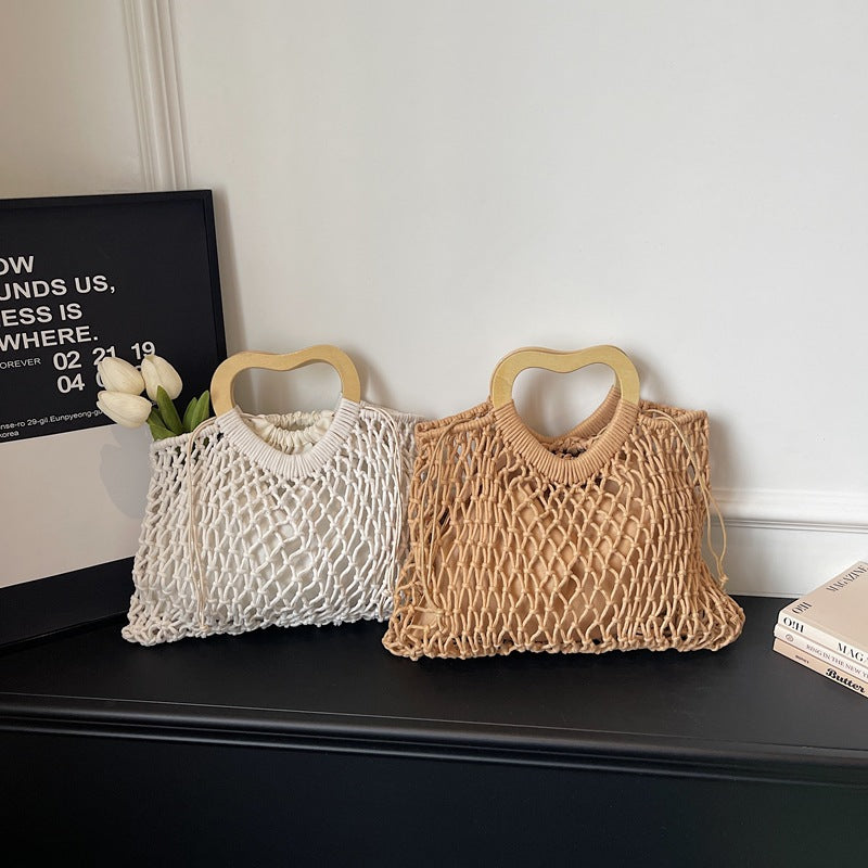 Minority Straw Hollow Woven Summer Vacation Handbags