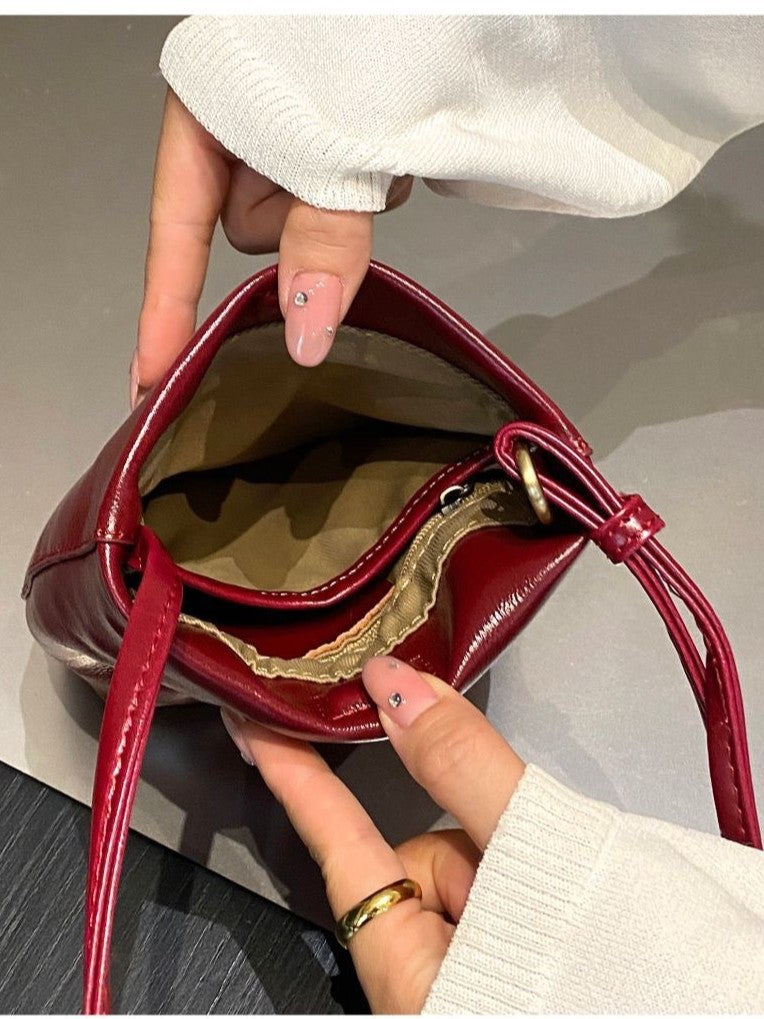 Women's First Layer Cowhide Genuine Leather Retro Fashion Phone Bags