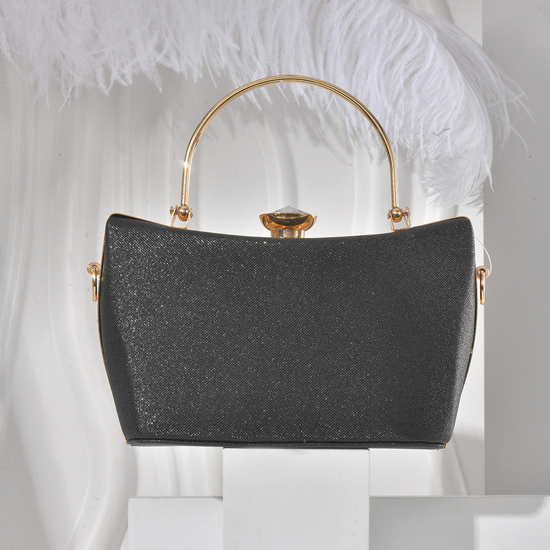 Women's Exquisite Diamond French Classic Style Fashion Dinner Bag