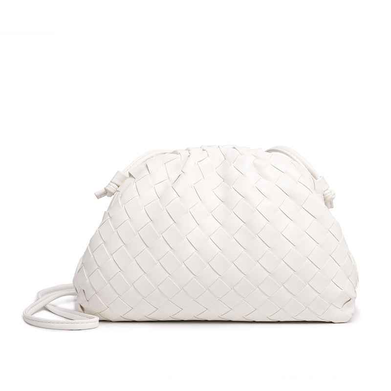 Women's Woven Cloud Dumpling Popular Fashion Clutch Women's Shoulder Bag