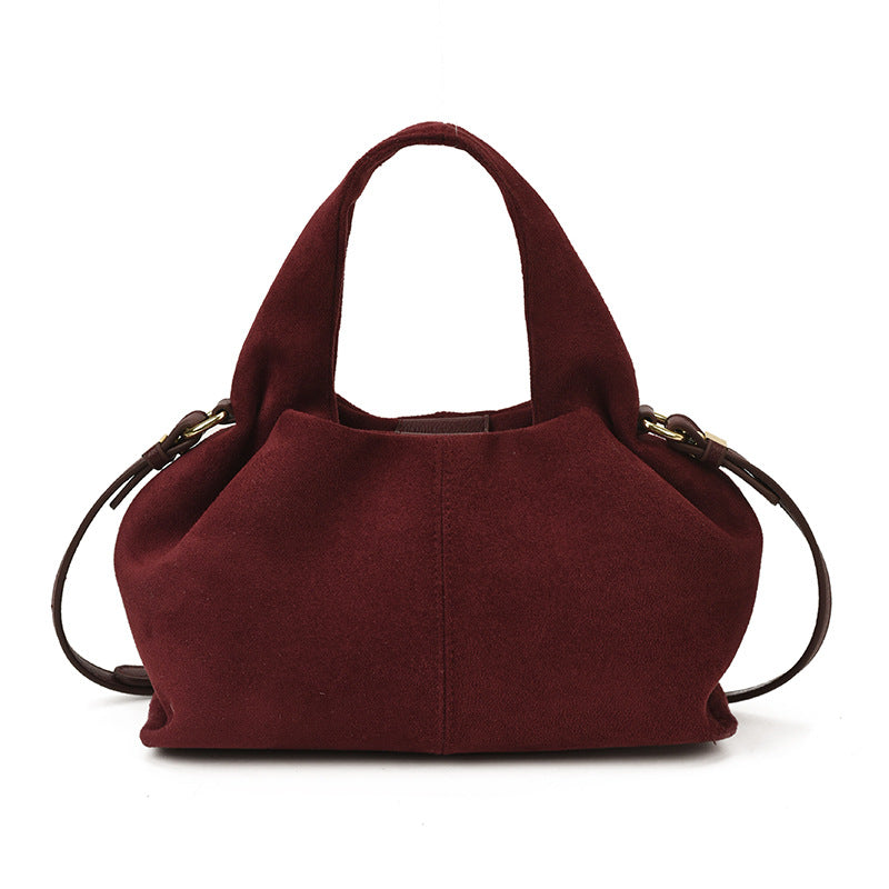 Women's Fashionable Pleated Cloud Large Capacity Portable Trendy Western Bags