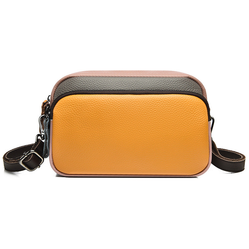 Women's Fashion Simple First Layer Soft Cowhide Women's Leather Bag