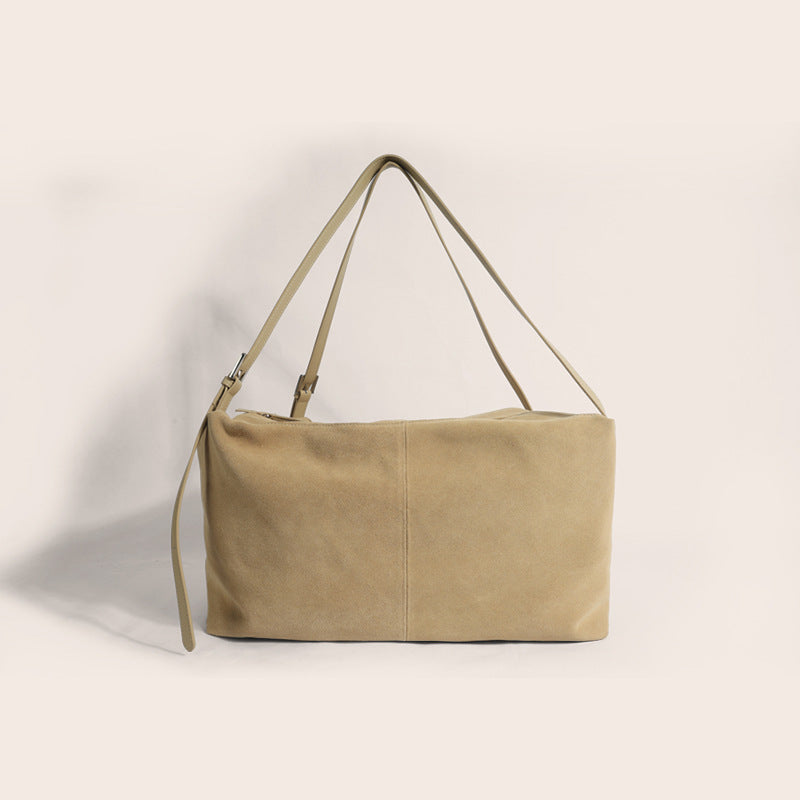 Women's Matte Cowhide Large Capacity Design Idle Handbags