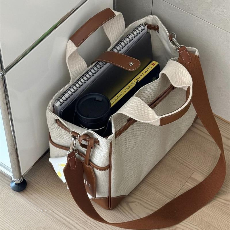 Large Capacity Milk Back Multifunctional Canvas Handbags