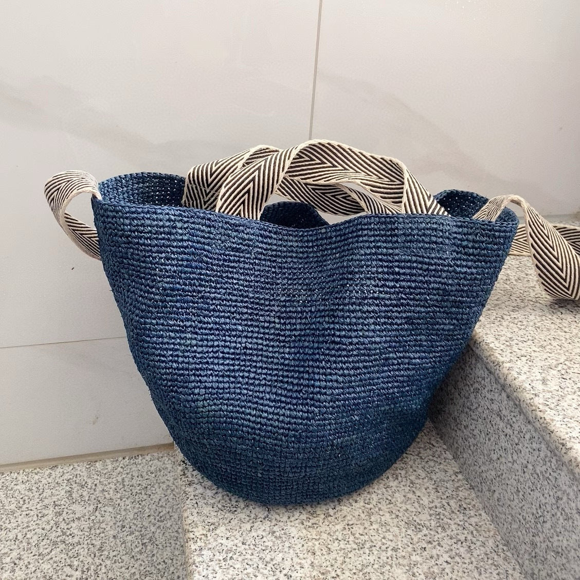 Women's Raffia Woven Summer Seaside Holiday Solid Women's Messenger Bag