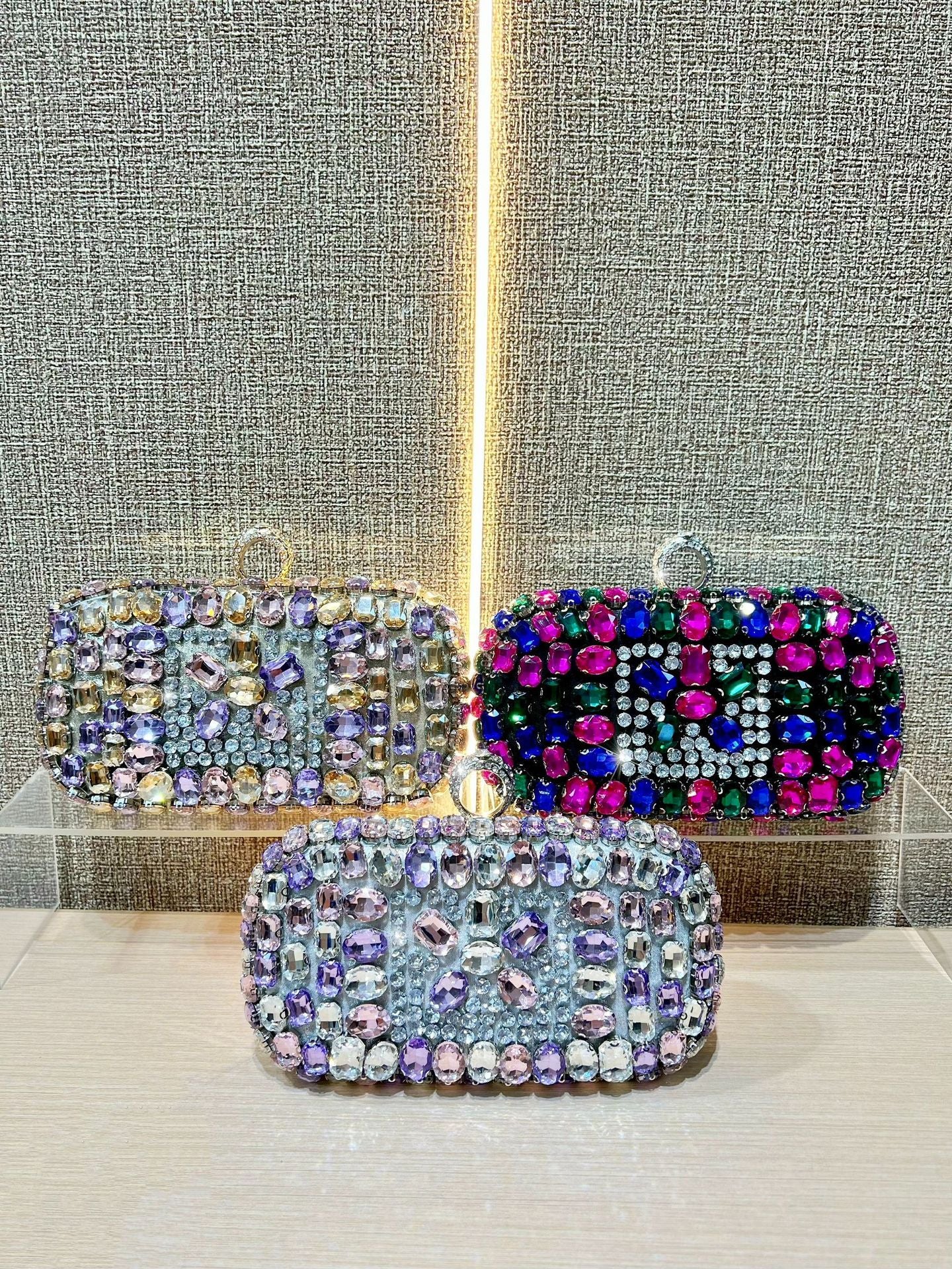 High-grade Rhinestone Affordable Luxury Fashion Banquet Dinner Bag