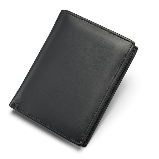 Men's First Layer Cowhide Short High Sense Multifunctional Men's Wallet