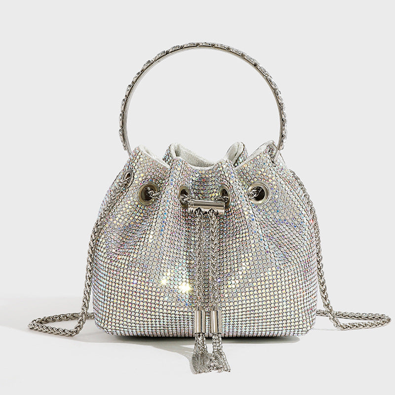 Women's Rhinestone Premium Dinner Acrylic Fashion Diamond Shoulder Bags