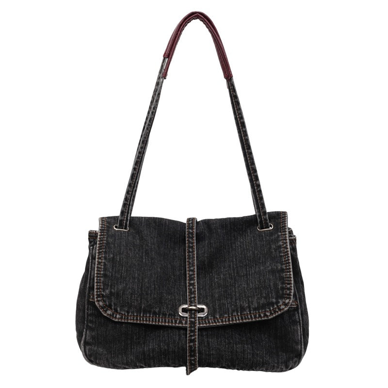 Women's Denim Fashionable High-grade Artistic Style Portable Women's Shoulder Bag