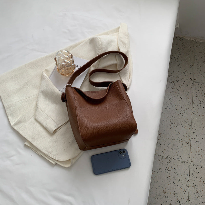 Fried Large Capacity Commuter Spare Basic Simple Wide Bags