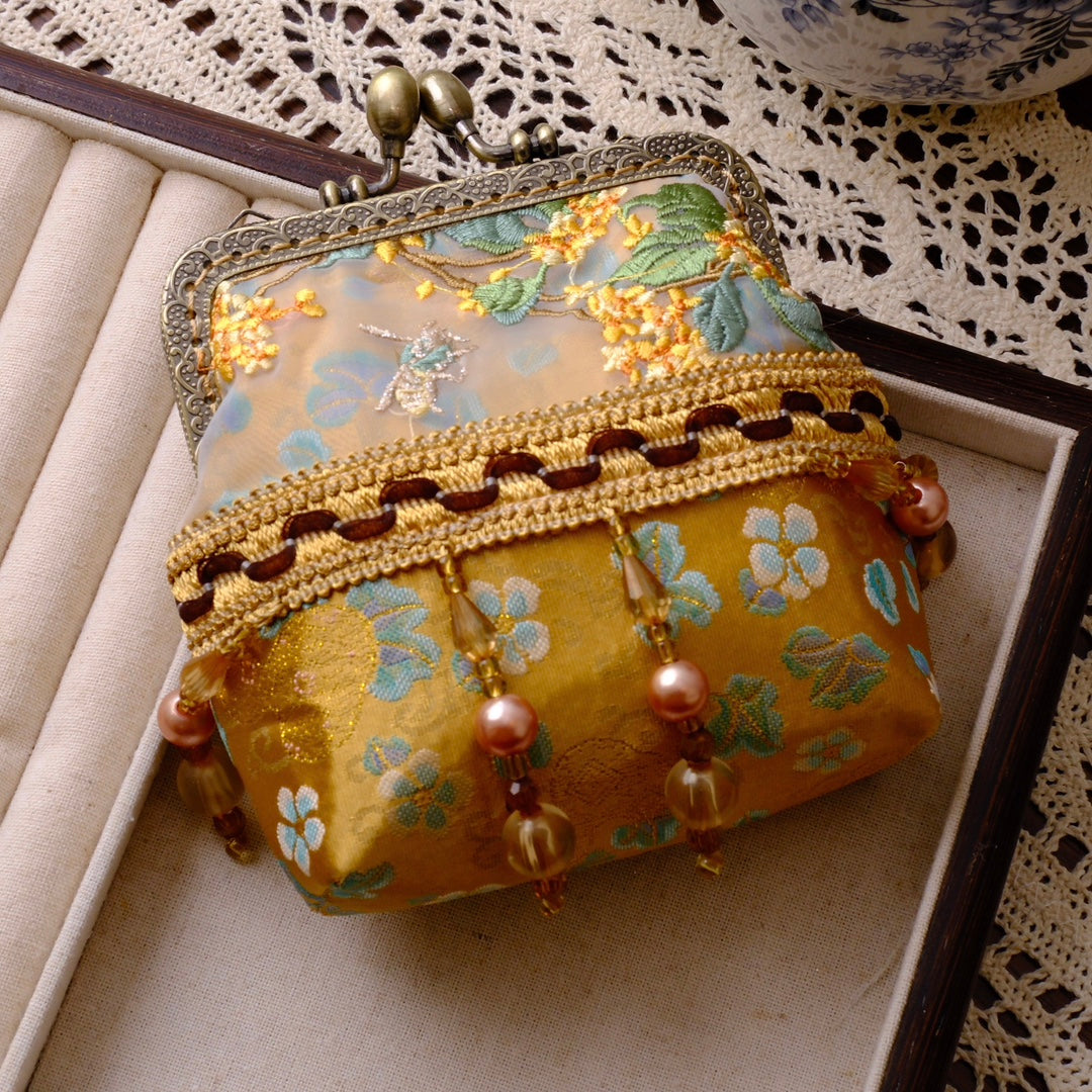 Finished Chinese Style Retro Handmade Brocade Cotton Buckle