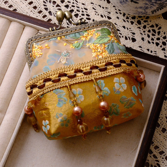 Finished Chinese Style Retro Handmade Brocade Cotton Buckle