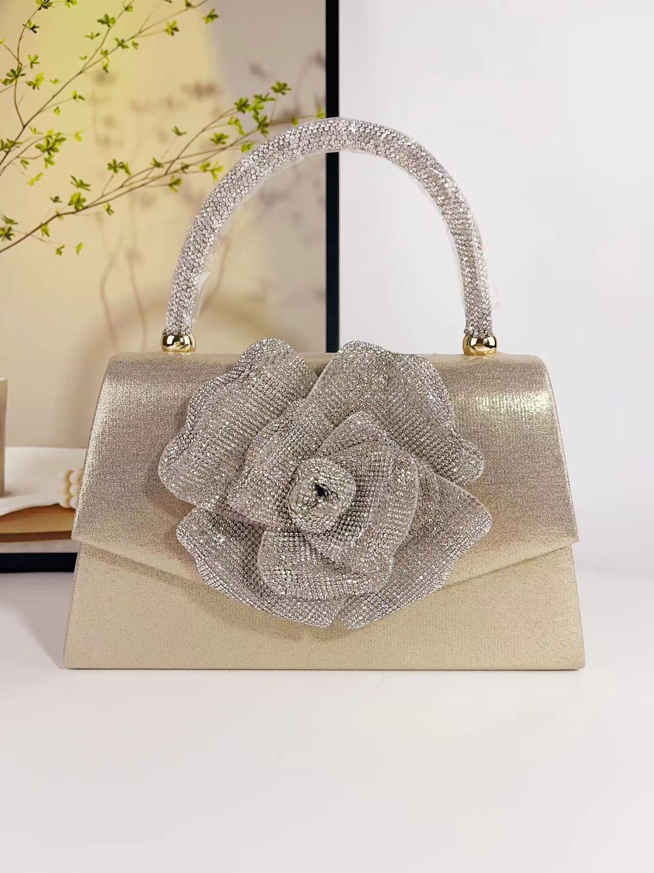 Diamond Rose Super Popular Banquet French Women's Handbag