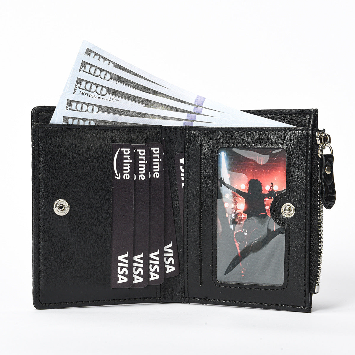 Gothic Personality Double-sided Skull Dark Punk Men's Wallet