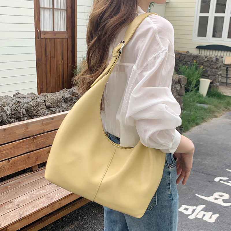 Women's Fashion Popular Dumpling High Texture Selenodont Underarm Bag