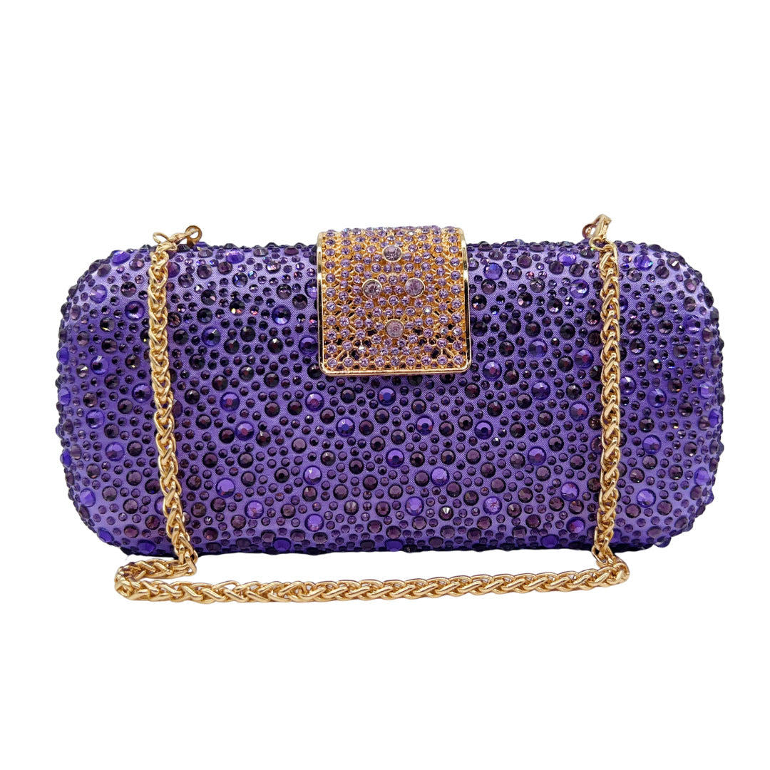 Women's Diamond Shiny Luxury Rhinestone Clutch Party Evening Bags